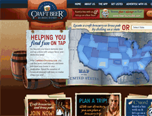 Tablet Screenshot of craftbeerdirectory.com